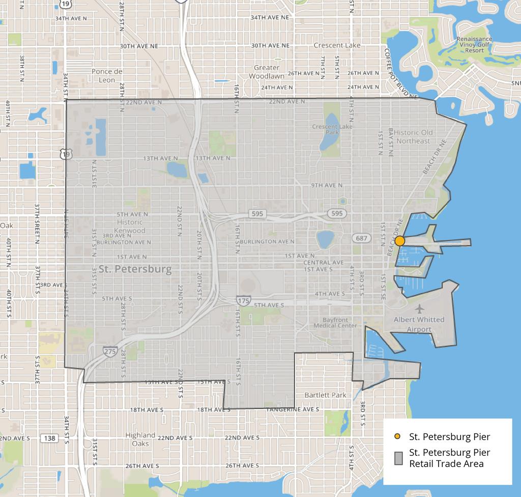 Downtown St. Petersburg Food & Beverage Opportunity Assessment Figure 2: Downtown St.