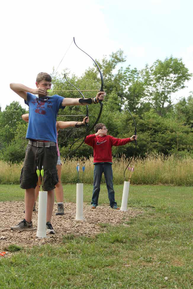 ARCHERY (AR) AQUATICS (AQ) BOATING (BT) Archers will learn safety skill with the help of a certified 4-H Shooting sports instructor.