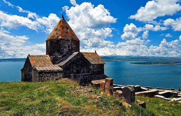 The next morning we drive to Lake Sevan, known as the Emerald of Armenia, and at 1,900m one of the highest freshwater lakes in the world.
