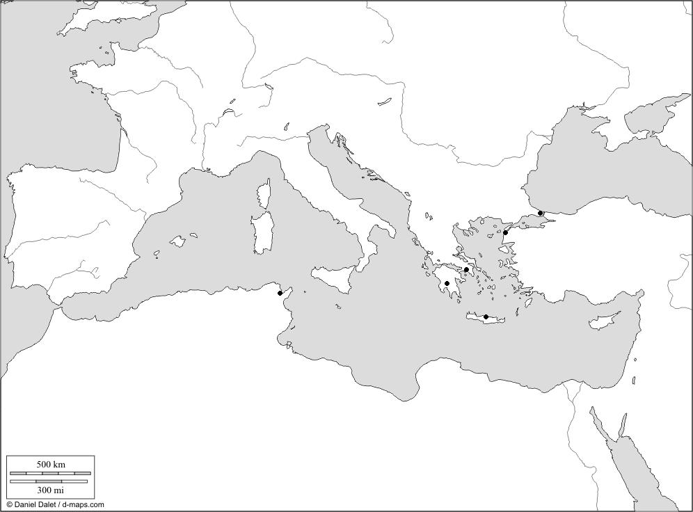 Name: Ancient Greece: The Greek Mainland and Greek Colonies Directions 1.