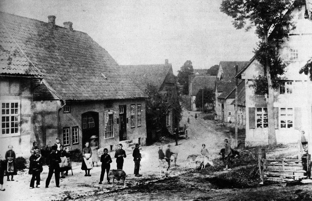 This is a photograph of the town of Buer taken in the 1880s.