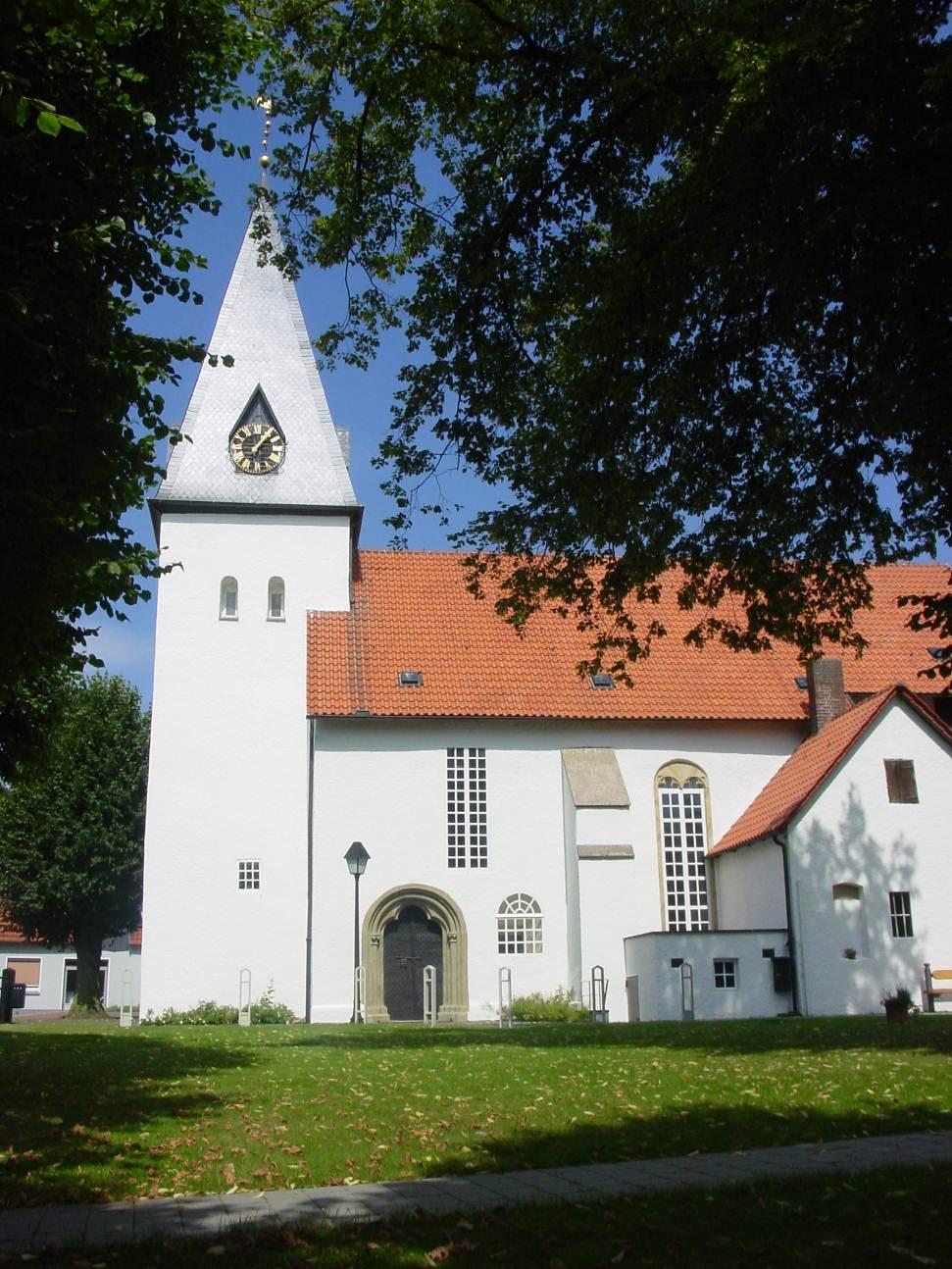 Church of Oldendorf, the neighboring town 3 miles west of Buer.