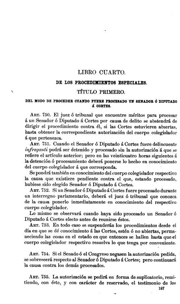 Translation of the Law of Criminal Procedure for Cuba and Porto Rico Government