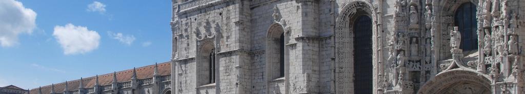 10:30 Welcome Session 12:00 Lunch 13:00 Lisbon Sightseeing Jerónimos The Jerónimos Monastery is usually referred to as the jewel of the Manueline style.