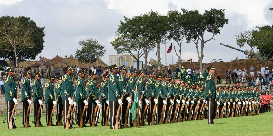 Page 3 The skilled SANDF communicators will also be on hand to inform the public of the uses of the equipment as well as the roles of the different divisions within the four arms of the SANDF, namely