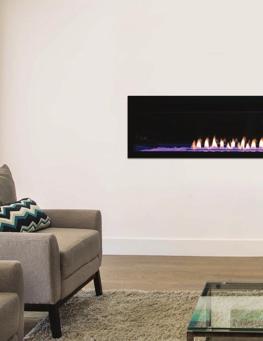 Boulevard 60-inch Vent-Free Linear Fireplace