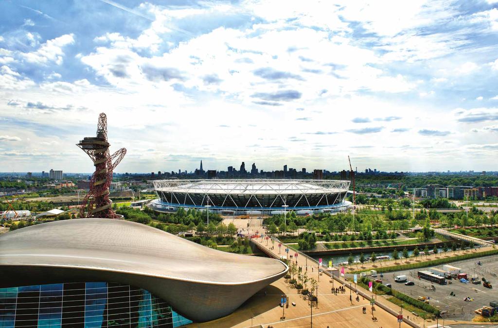 The view over Queen Elizabeth Olympic