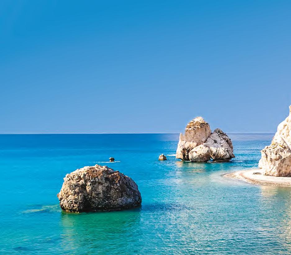 CYPRUS Floating in the Eastern Mediterranean, you ll have your pick of beaches here on the golden shores of Cyprus.