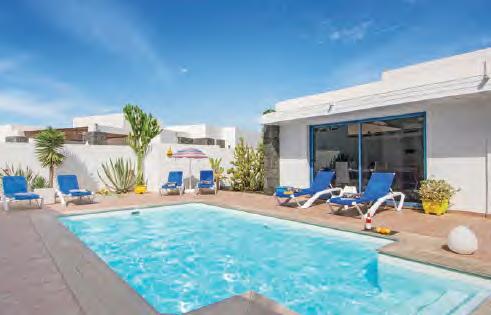 Lanzarote holidays are all about sunshine but when you need light relief, both bedrooms and the lounge are air conditioned.