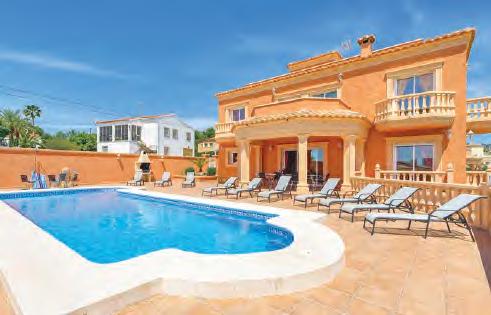 MAINLAND SPAIN, COSTA BLANCA VILLA COSTERES 14-C CALPE With space for ten guests, a large swimming pool and private tennis court, this beautifully eco ate illa is al a s
