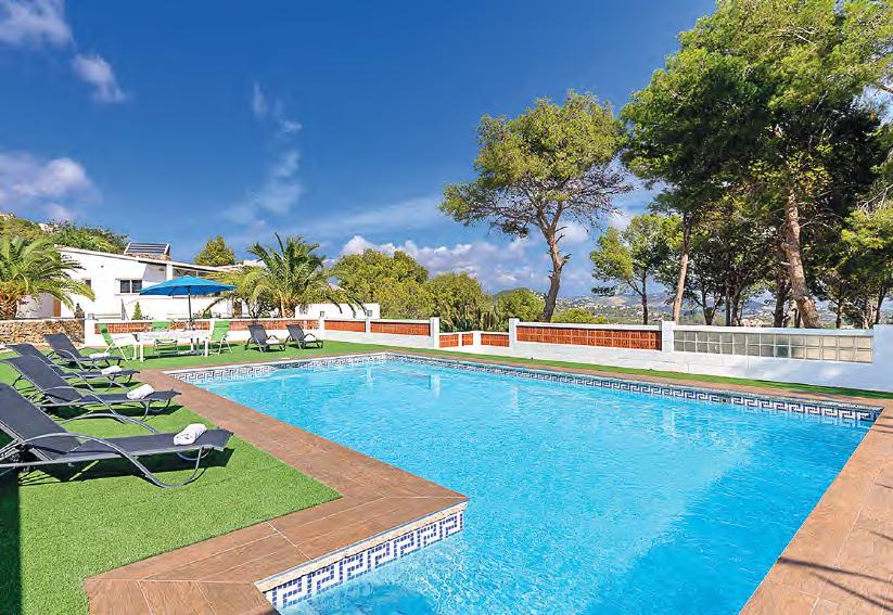 COSTA BLANCA, MAINLAND SPAIN VILLA MADELINE CALPE its sunny rooftop dining area overlooking the seaside to its spacious, air conditioned bedrooms, Villa Madeline delights at every turn.
