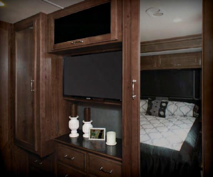 833 FREE-STANDING DINETTE WITH CREDENZA Addendums 1. GVWR (Gross Vehicle Weight Rating) is the maximum permissible weight of this fully loaded motorhome.