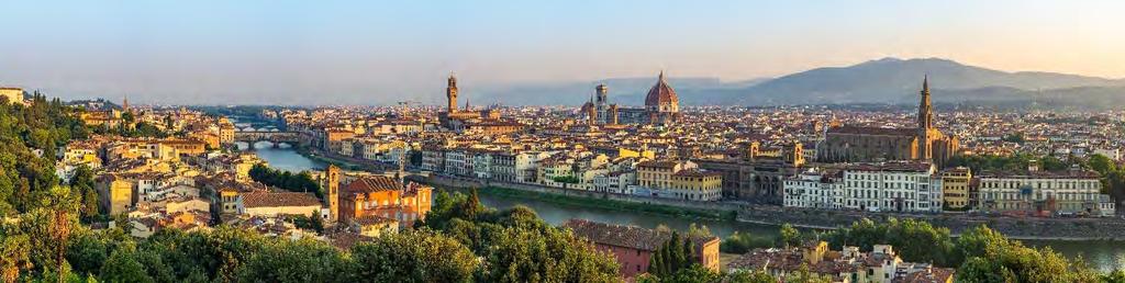 Rome and Florence: 28 June 3 July 2018 Italy was the focus of The Grand Tour for countless generations of young travellers: now it s your turn!