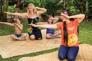 Head to lei making to learn how to string exotic and colourful flowers, all while listening to Hawaiian story telling.