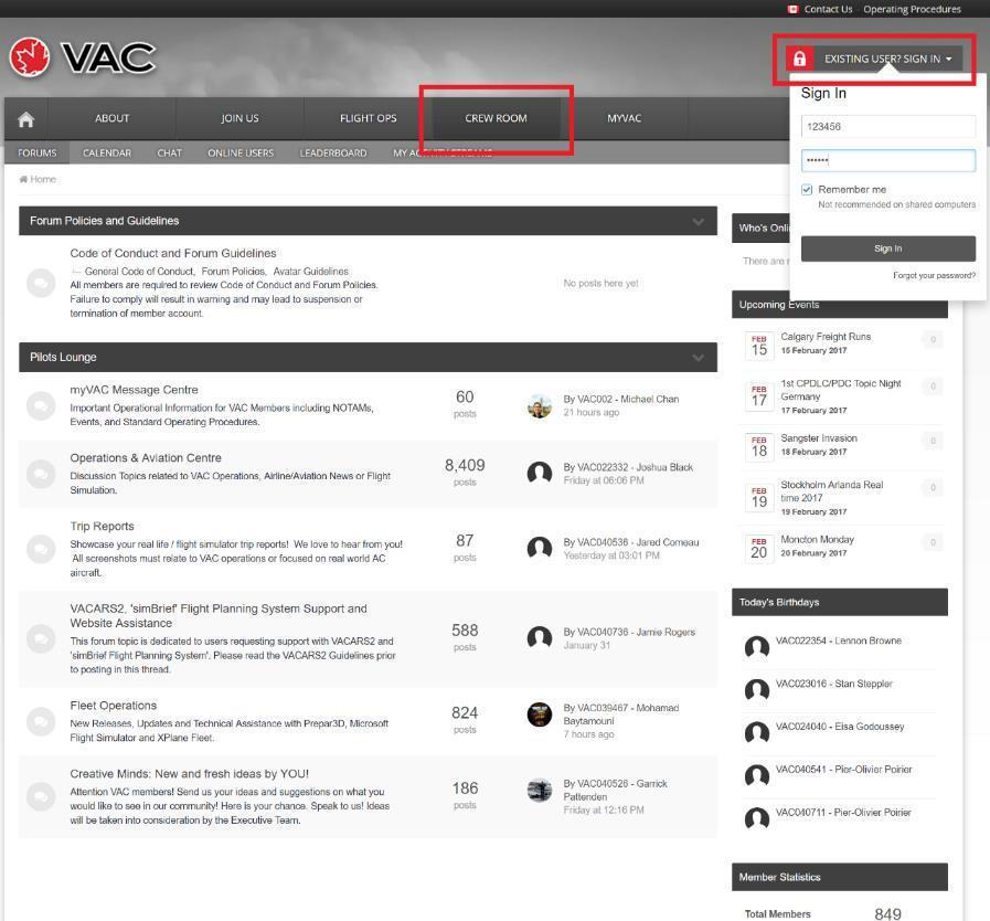 9.11.0 VAC Forums 9.11.1 The VAC Forums is pilot central where our members can ask questions, post screenshots, view online events and most importantly share their flight simulation/aviation experiences.