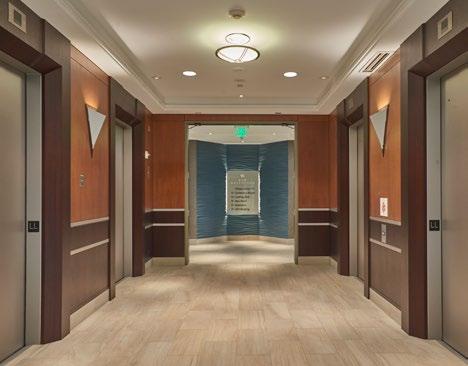 The project boasts a full amenity package, including a new complimentary conference room, first floor tenant