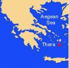 Thera (San Torini) Example: The island of Thera