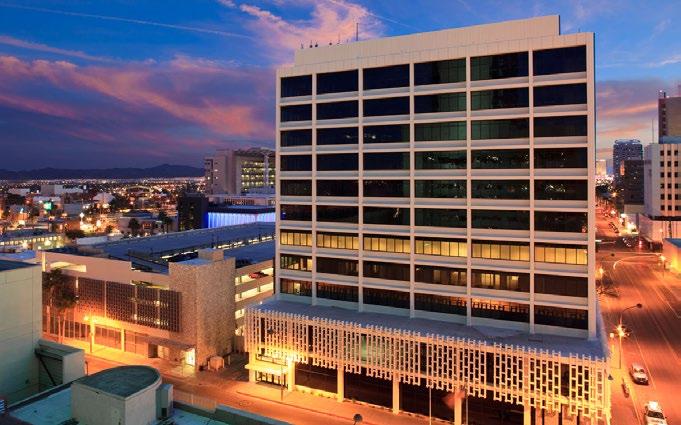 LAS VEGAS BOULEVARD View from roof Downtown is a hub for technology, legal, entrepreneurship and culture.
