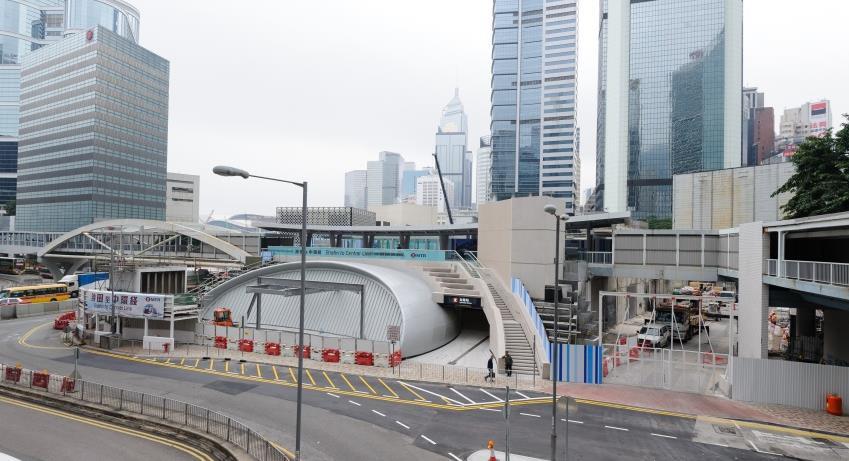 Rail Projects under Project Management Shatin to Central Link North South Corridor (NSL) Progress Achieved First 2 of 11 immersed tubes of the cross-harbour rail tunnel installed in July 2017 Good