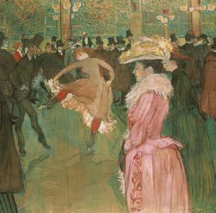 At the Moulin Rouge: The Dance At the Moulin Rouge: The Dance This text and image are provided courtesy of the Philadelphia Museum of Art. 1890 Oil on canvas 45 1/2 x 59 inches (115.6 x 149.