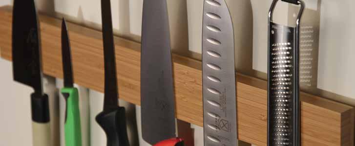 Magnetic Who Knife Bars knew cutlery storage could look so good.