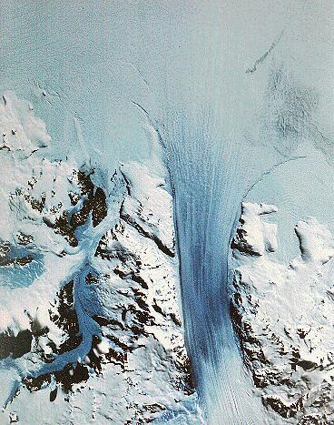 Alaska Byrd Glacier Antarctica = Outlet Glacier