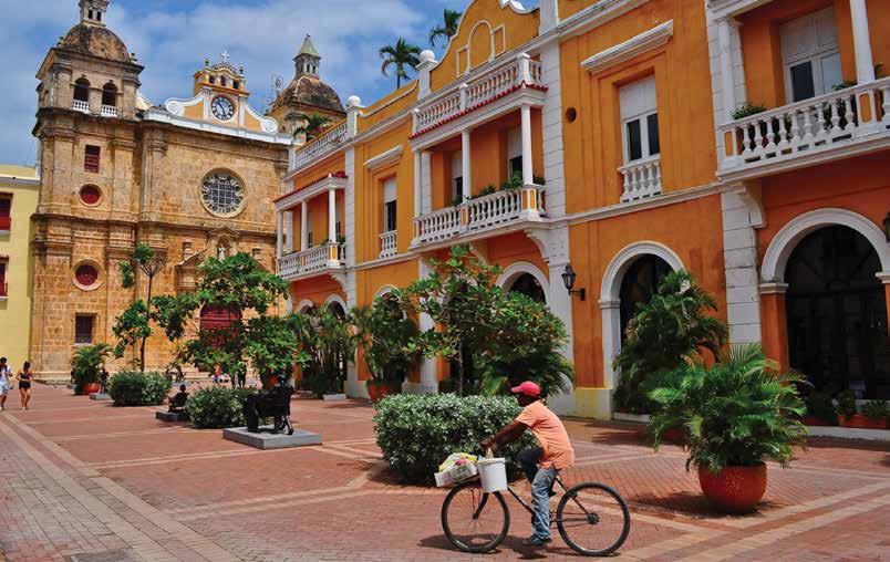 Cartagena, & Bogota, COLOMBIA Days 8, 9 & 10 Four Seasons Hotel Located in the northwest of South America, Colombia was at the crossroads of early human migration from Central America to the Andes