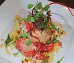 Chicken Roulade y NY Strip with Chanterelles y Butter Poached Lobster y Shrimp Scampi y Ooey Gooey Peanut Butter