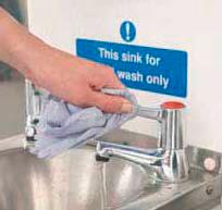 Effective handwashing and suitable clean protective clothing can help prevent pathogens spreading to food, work surfaces,