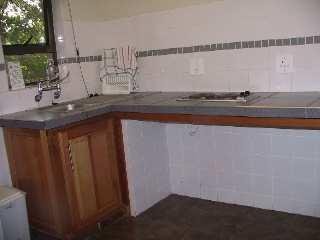 The tight turn into the kitchen Once inside however the kitchen is