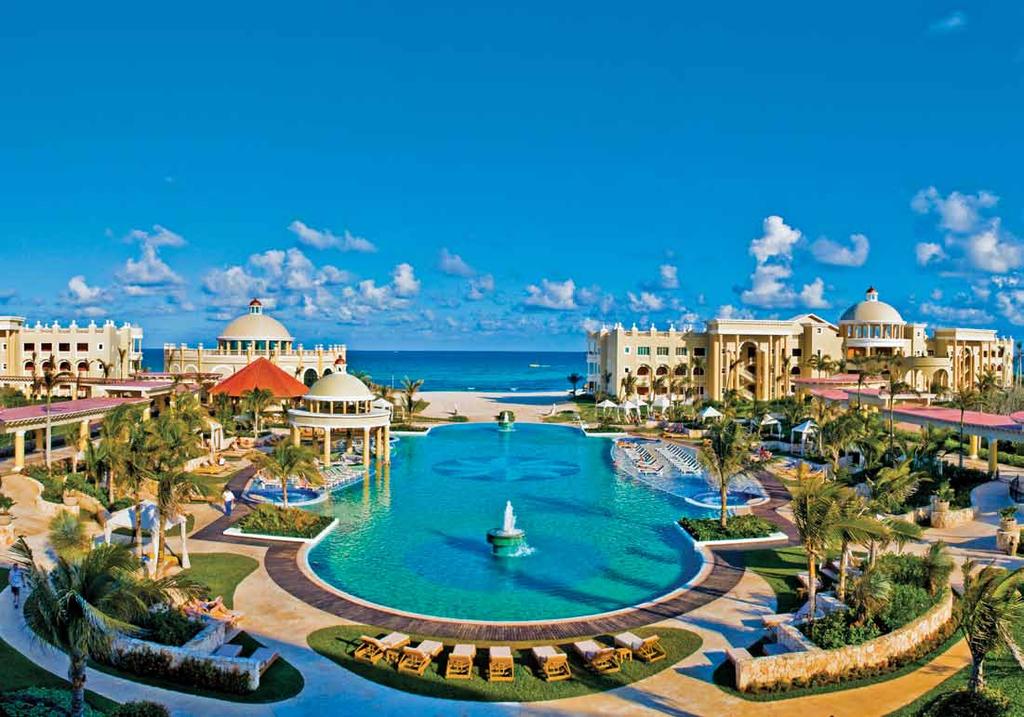 Beyond your dreams Like a gilded palace rising from azure blue seas, Iberostar Grand Hotel Paraíso stands majestically on the combed shores of Riviera Maya.