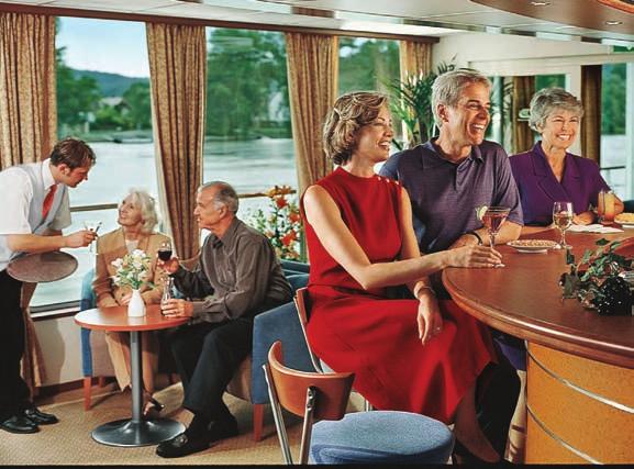 D E S C R I P T I O N Viking Europe, a ship built for cruising European rivers, features a well-designed layout of public areas and a wraparound promenade deck perfect for
