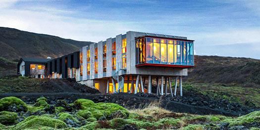 Afterward a short shuttle takes us to our home for the evening, the newly renovated Hotel Vatnajökull, which offers stunning panoramic views.
