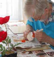 Make cards, paint pictures and pottery or press flowers to make attractive artwork; there will be plenty of help from our friendly courier team to ensure you have