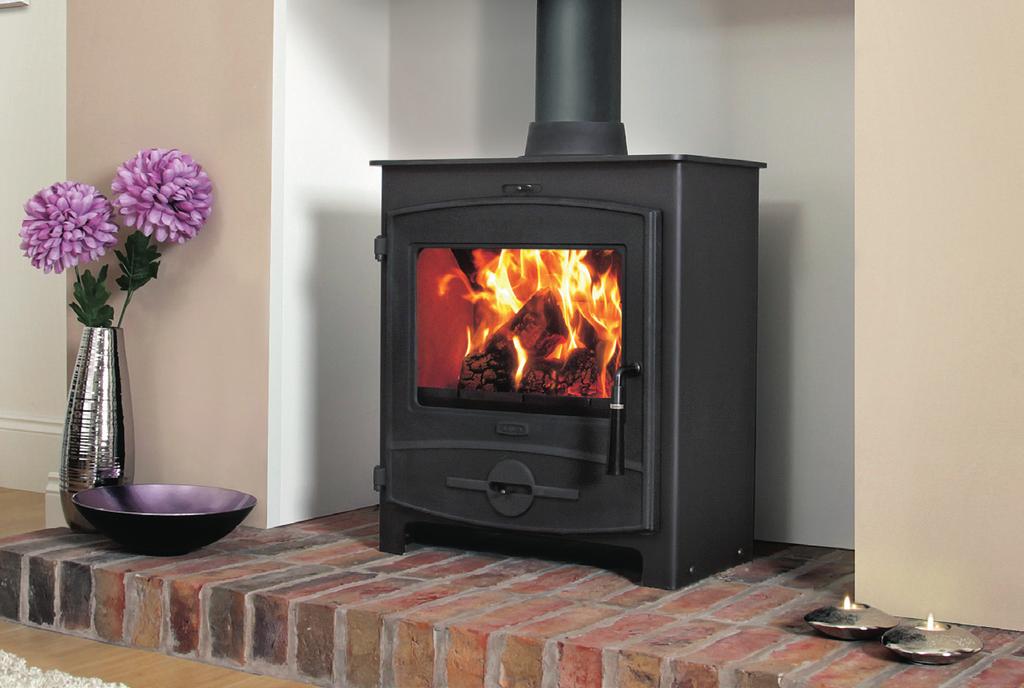 Flavel No. 2 CV07 Stove 75%+ Efficiency Flavel No. 2 Multifuel Stove The Flavel No. 2 is a high quality steel bodied stove which features a large viewing window and is exceptionally easy to operate.