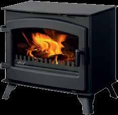 Creating comfort and warmth, the Hanwood is a medium sized stove with a nominal output * of 9kW and high efficiency of 79%.