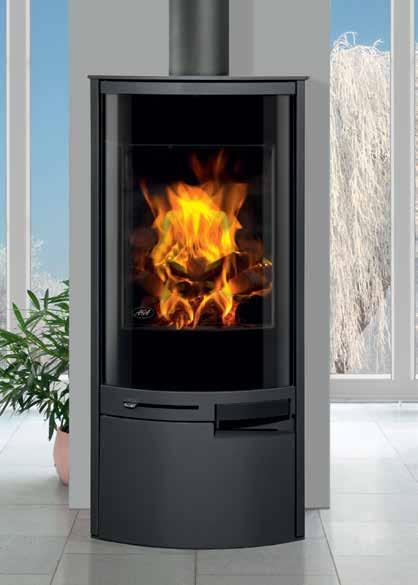 The Dorrington features windows on either side as well as an ample front glass to ensure you can see the flame effect