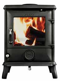 The handle is detachable. STRETTON & STRETTON SE The Stretton boasts a sleek design as well as being simple and easy to use. With 78% efficiency and a nominal heat output of 4.