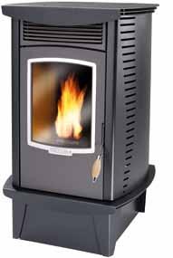 FUSION PELLET STOVE Clean lines and compact design combine high efficiency, clean burning and automatic control with all the warmth and comfort of wood heating.