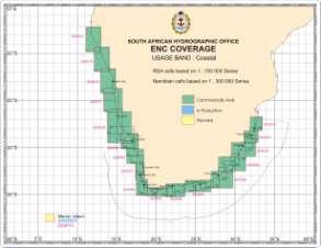 7 Status of Overview Usage Band Coverage South African ENC Products (as at 16 August 2011) IC-ENC Product Ref
