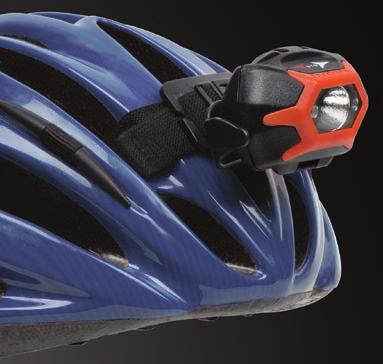 Housed in a waterproof, impact-resistant, polycarbonate body, with two LED colors (white or red) and multiple modes, the INOVA STS Helmet Light is activated by a simple swipe of your finger across