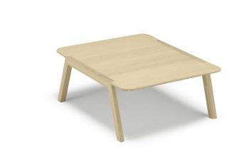 Working Lounging ➊ ➋ 3 Heldu desk: Solid oak construction. Oak or laminated top.