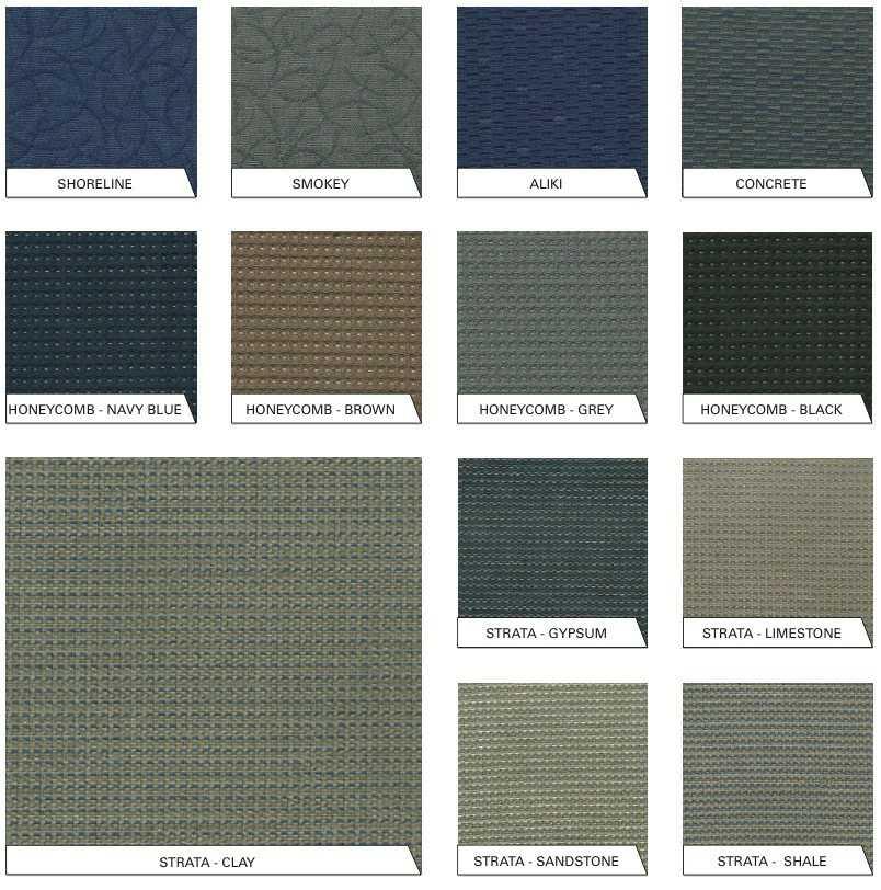 FABRICPREMIUM A selection of premium fabrics commonly used for curtains and cockpit seats. Prices varies depending on style. Passes FAR 25.853(a) Vertical Burn.