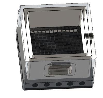 also providing a close distance between the grill and top cover to facilitate efficient heating of the cooking surface.