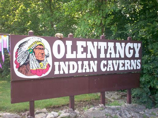 The Olentangy Indian Caverns is full of history. A large series of caves formed in the karst terrain has yielded these wonderful caverns.