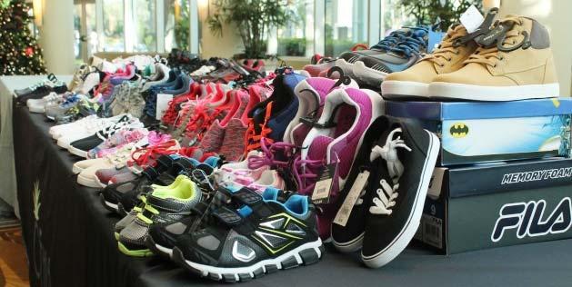 SNEAKERS This year's CFHLA Sneaker Collection Drive for Homeless Students in Central Florida generated OVER 750 NEW PAIRS OF SNEAKERS!