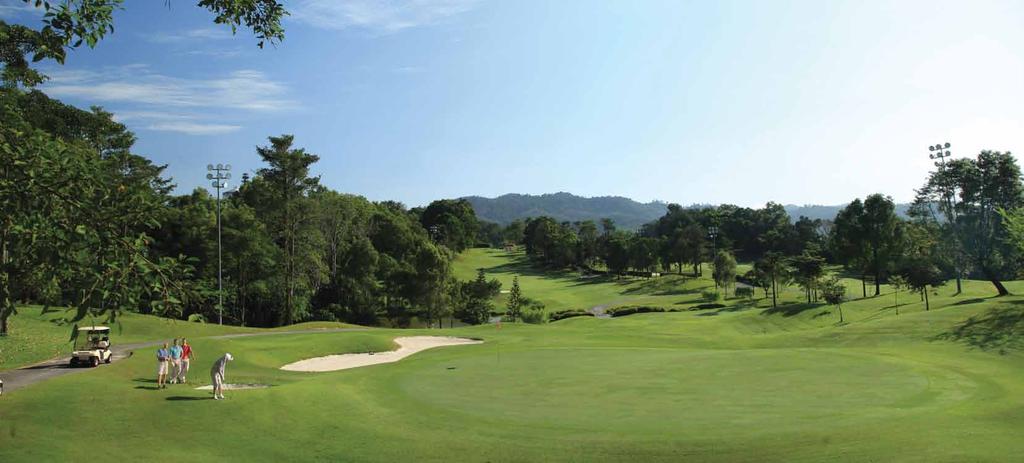 The greens and fairways of the 18-hole championship golf course At the Heart of it all The Impian Golf & Country Club (IGCC) is an award winning 18-hole championship golf course covering 142 acres.