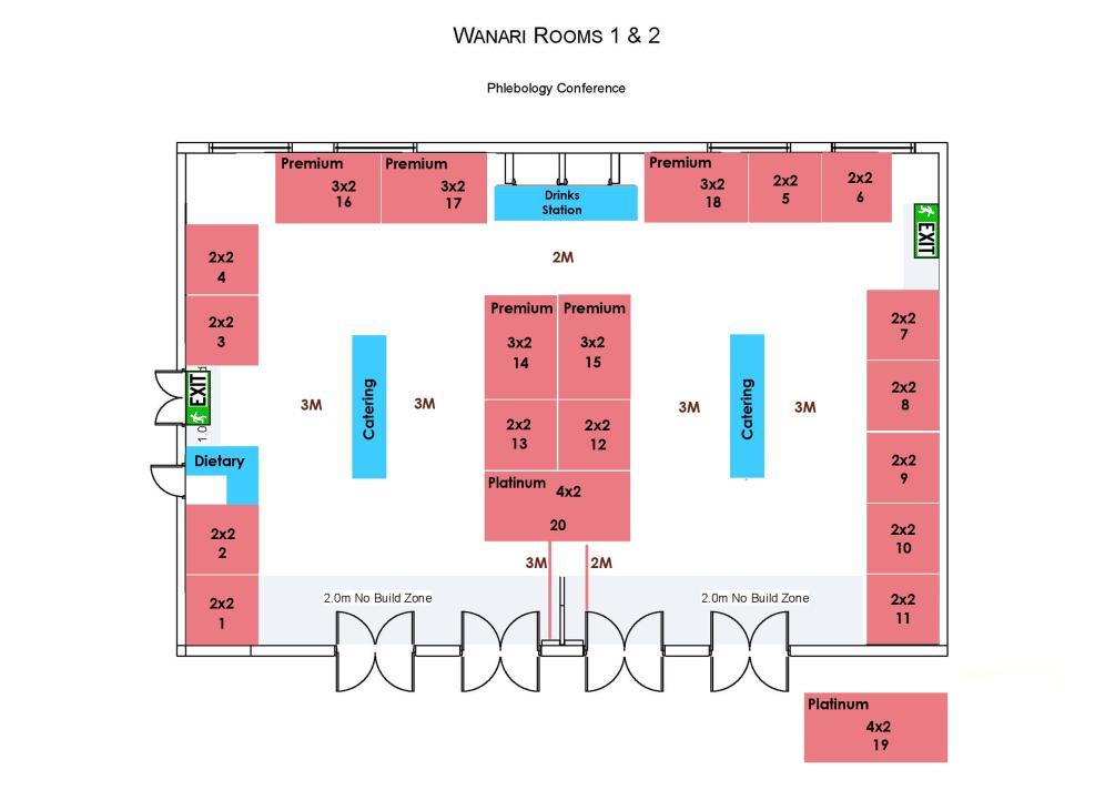 EXHIBITION FLOOR PLAN EXHIBITION FLOOR PLAN Note The Committee will allocate site positions after taking into account each organisation s sponsorship, the date of booking, preferences, proximity to