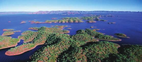 THE KIMBERLEY AND WEST COAST Lake Argyle Touring the Scenic Way Continued from previous page SCENICFREECHOICE n Scenic FreeChoice Inclusions in El Questro, Broome, Monkey Mia and Perth you choose the