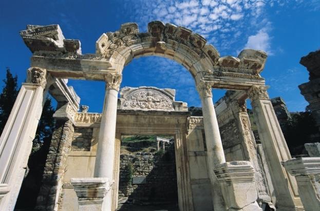 About 560 BC, Ephesus was conquered by the Lydians under king Croesus, who, though a harsh ruler, treated the inhabitants with respect and even became the main contributor to the reconstruction of
